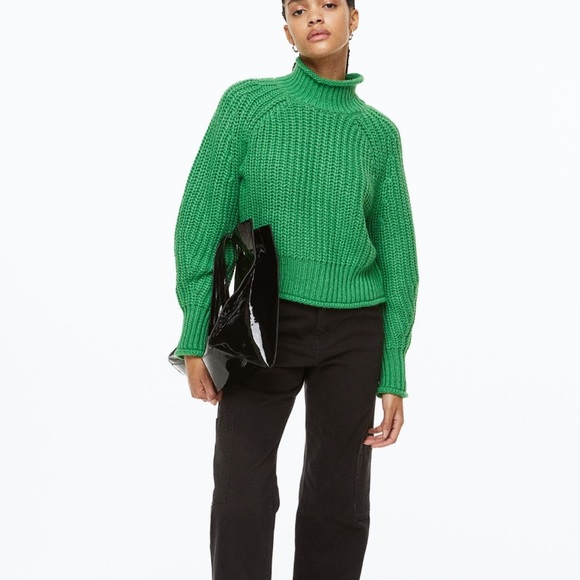 Green Knit Sweater - Picture 7 of 7